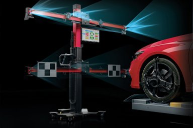 Оборудование для калибровки фар и систем освещения. Бренд оборудования: Autel