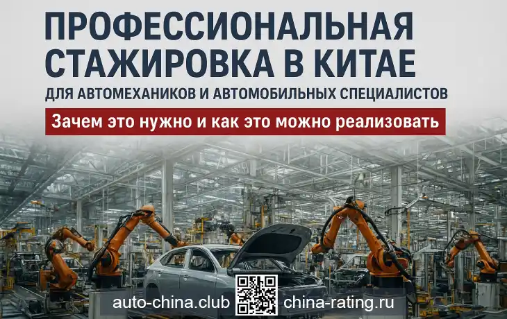 Профессиональная стажировка в Китае для автомехаников и автомобильных специалистов